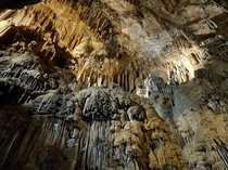 Inside the earth Shasta Caverns CA USA 
