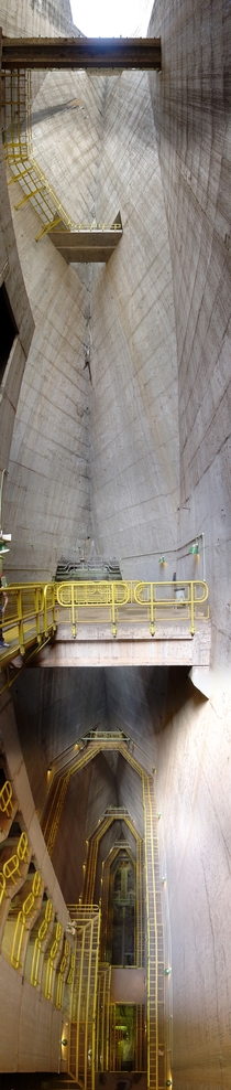 Inside the Itaipu Dam photo by Martin St-Amant