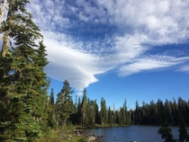 Interesting cloud formation in the Cascades Washington 