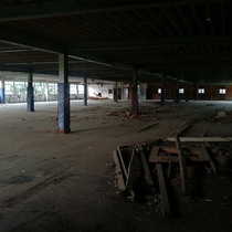 Interior  abandoned factory Vermont