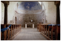 Interior of abandoned church