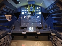 Interior of the Apollo  lunar module 