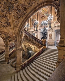 Interior of The National Opera of Paris - Palais Garnier 