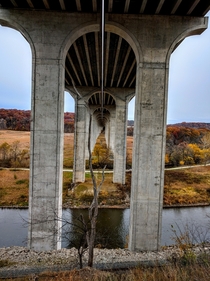 Interstate  Bridge in Cuyahoga Valley National Park  Ohio 