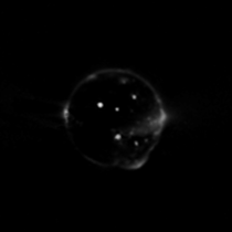 Io in eclipse New Horizons  reprocessed