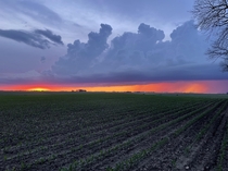 Iowa sunset