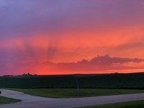 Iowa sunset No filters needed