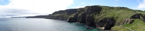 Irish coast from Carrick-a-Rede rope bridge 