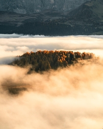 Island of clouds Dolomites Italy  wilhelmgisow on Instagram