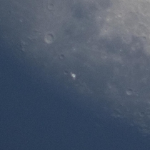 ISS Moon transit from a few hours ago 