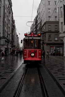 Istanbul vintage tram 
