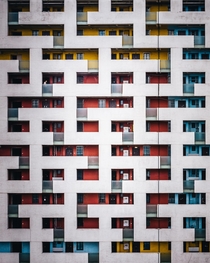 ITAP of a colorful apartment