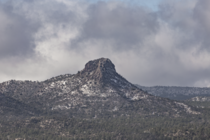Its a mountain in northern Arizona with clouds and shit 