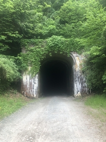 Its me again your friendly tunnel explorer Heres a WV tunnel just before a thunderstorm