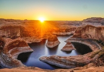 Ive posted a similar image but this is the morning after at the same location - -Reflection Canyon Grand Staircase National Monument Escalante UT 