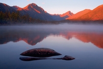 Jack London Lake mountain lake located in the Yagodninsky District of Magadan Oblast Russia 