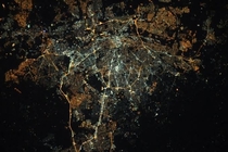 Johannesburg in South Africa taken from the ISS