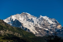 Jungfraujoch seen from Wengen Switzerland 