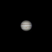 Jupiter and the Great Red Spot on Friday 