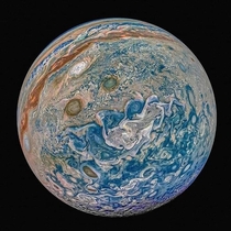 Jupiter as taken by Juno
