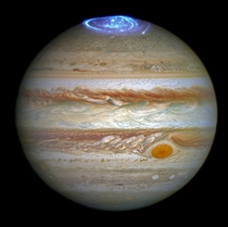 Jupiter lit up