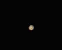 Jupiter through amateur telescope 