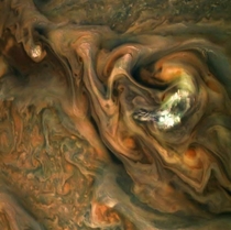 Jupiters northern hemisphere