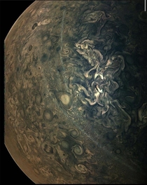 Jupiters northern region