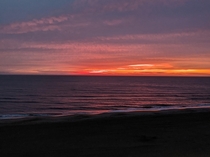 Just before sunrise on VA Beach