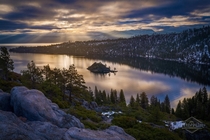Just breathe and take in this beautiful sunrise at Lake Tahoe California 