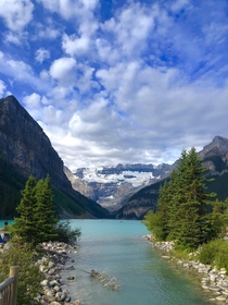 Just started learning how to edit my photos and I think I picked a pretty good place to start Lake Louise AB Canada 