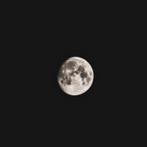 Just the moon