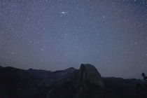 Just the seemingly infinite vastness over Half Dome in Yosemite CA 
