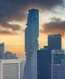 King Power Mahanakhon The building with a glitch Credit - shanepictw 