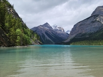 Kinney Lake Mount Robson Provincial Park British Columbia Canada  actual reso is x