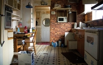 Kitchen of a Well Preserved Abandoned House 