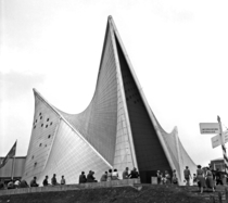 La Pome Electronique Philips Pavillion on the world fair Le Corbusier  