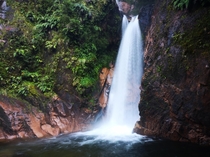 La Virgen Waterfall Aysen Region Chile 