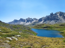 Lac Long in Nvache in the French Alps 