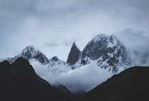 Ladyfinger Peak Hunza Valley Gilgit Pakistan 