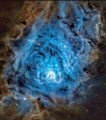 Lagoon nebula pic by Dustin Gibson