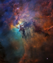 Lagoon Nebula taken with the Hubble Telescope