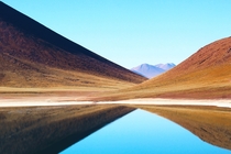 Laguna Miiquess morning mirror in the Atacama Desert Chile  itkjpeg