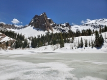Lake Blanche Utah May  