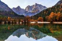 Lake Jasna Slovenian Alps  by Csilla Zelko