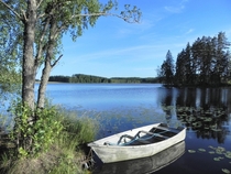 Lake Lersjn in Sweden 
