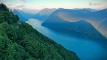 Lake Lugano Switzerland 