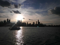 Lake Michigan is the foreground for Chicagos fantastic skyline