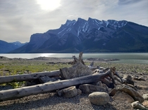 Lake Minnewanka Banff National Park Canada  x