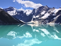 Lake of Hanging Glaciers British Columbia 